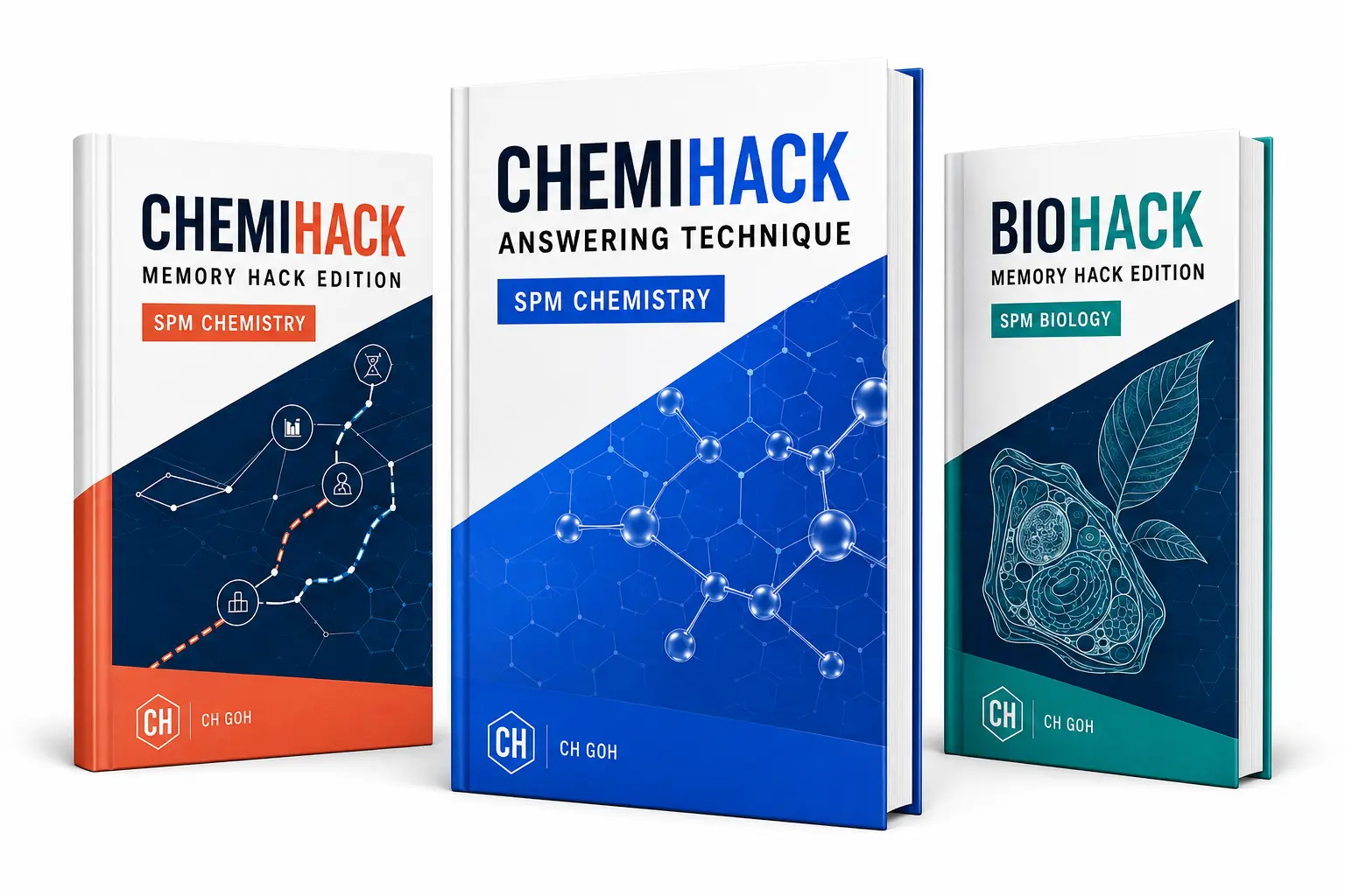 ChemiHack Memory Hack, ChemiHack Answering Technique and BioHack Memory Hack books